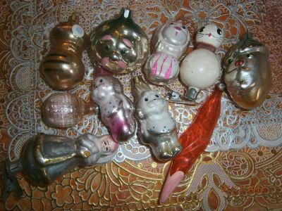 Лот: 3868211. Фото: 1. Елочные игрушки СССР. Предметы интерьера и быта