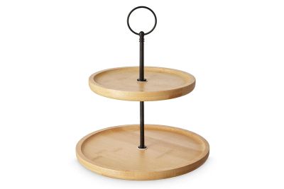 Лот: 24771419. Фото: 1. Блюдо 2-ярусное HOFF Bamboo. Предметы сервировки