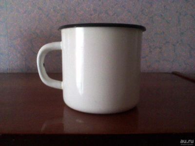 Лот: 9259831. Фото: 1. Кружка эмалированная 1л. Кружки, стаканы, бокалы