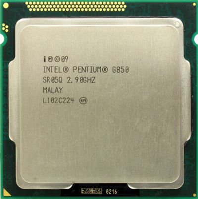 Лот: 12682766. Фото: 1. Pentium G850 3M Cache, 2.9GHz. Процессоры