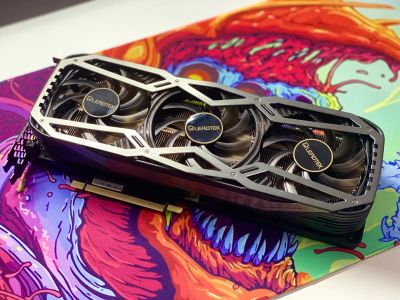 Лот: 20405077. Фото: 1. Видеокарта rtx 3070 8 gb. Видеокарты