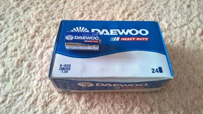 Лот: 7332518. Фото: 1. Батарейки Daewoo Heavy Duty тип... Батарейки, аккумуляторы, элементы питания
