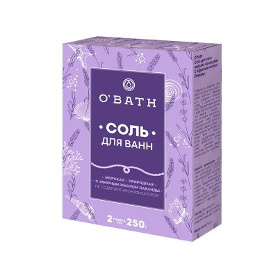 Лот: 24785400. Фото: 1. Обас Соль для ванн морская 500... Лекарства