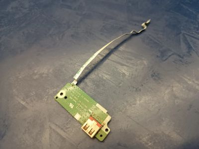 Лот: 19274866. Фото: 1. Б/У плата с разъемами USB на шлейфе... Шлейфы, кабели, переходники