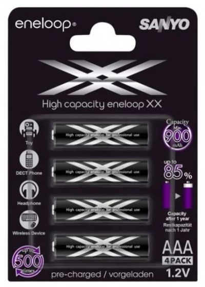 Лот: 5181595. Фото: 1. Аккумулятор AAA Sanyo Eneloop... Аккумуляторы, зарядные