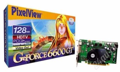 Лот: 331950. Фото: 1. Видеокарта GeForce 6600 GT AGP... Видеокарты
