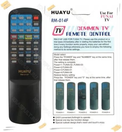 Лот: 10793188. Фото: 1. Пульт универсальный FUNAI HUAYU... Пульты ДУ