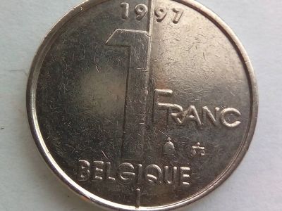 Лот: 15957215. Фото: 1. Монета Бельгии 1 франк, 1994-2001. Европа