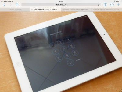 Лот: 4454519. Фото: 1. IPad 4 16gb white. Планшеты