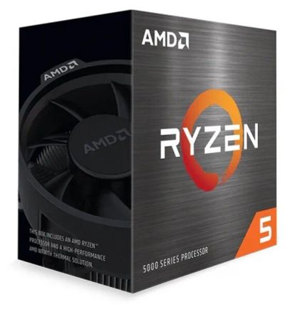 Лот: 24993124. Фото: 1. AMD Ryzen 5 5600X BOX (с кулером... Процессоры