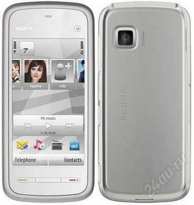 Лот: 1458022. Фото: 1. Nokia 5228 white silver. Смартфоны