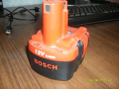 Лот: 102820. Фото: 1. Аккумулятор для шуруповерта BOSCH. Электроинструмент
