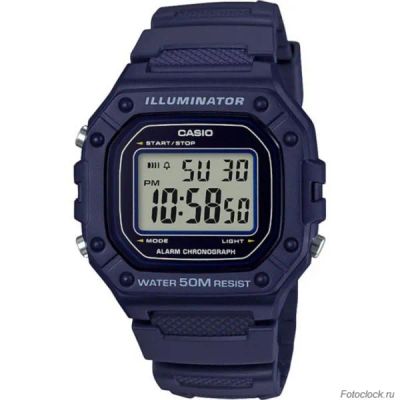 Лот: 21238563. Фото: 1. Casio W-218H-2A. Оригинальные наручные часы