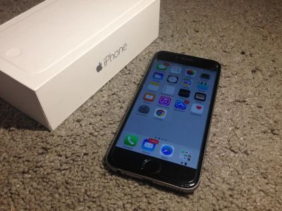 Лот: 8610917. Фото: 1. iPhone 6 16Gb. Space Gray. Хорошее... Смартфоны