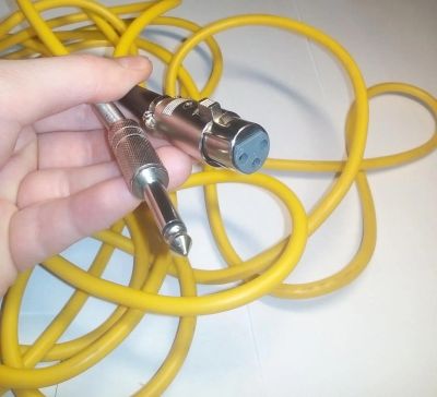 Лот: 10899524. Фото: 1. Кабель JACK (1/4 " моно) - XLR-3... Аксессуары