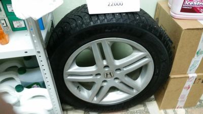 Лот: 3995556. Фото: 1. Honda r17 5 *114 диски и шины... Шины на дисках
