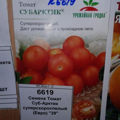 Лот: 9121710. Фото: 1. Семена / овощи / Томат / Суб-Арктик... Овощи