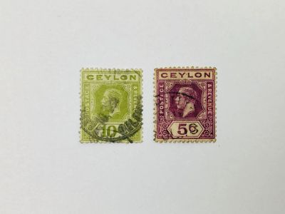 Лот: 23963479. Фото: 1. Король Георг V. Неполная серия... Марки