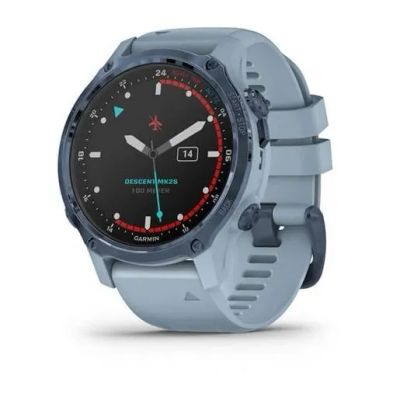 Лот: 21578877. Фото: 1. Часы Garmin Descent Mk2s Blue... Смарт-часы, фитнес-браслеты, аксессуары