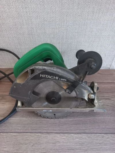 Лот: 25755868. Фото: 1. Пила циркулярная ручная Hitachi... Электроинструмент