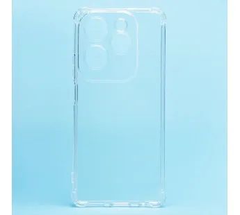 Лот: 22376157. Фото: 1. Чехол Infinix Hot 40 Силикон Прозрачный... Чехлы, бамперы
