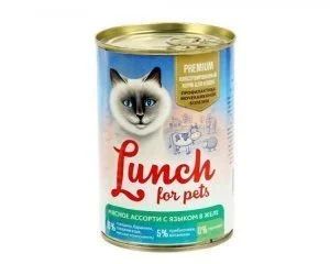 Лот: 16302782. Фото: 1. Корм консервированный Lunch For... Корма