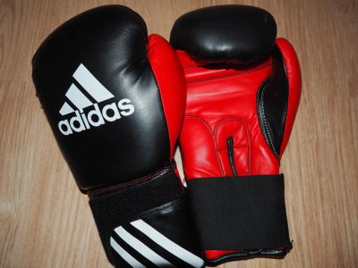 Лот: 11069948. Фото: 1. Перчатки боксерские Adidas. Перчатки