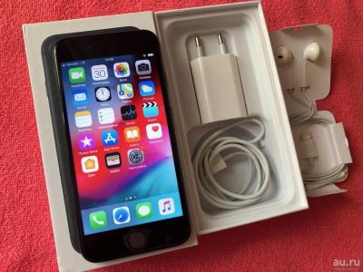 Лот: 15084534. Фото: 1. iPhone 7 black 128gb рст. Смартфоны