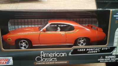 Лот: 16066384. Фото: 1. Pontiac GTO 1969. 1/24 новый. Автомоделизм