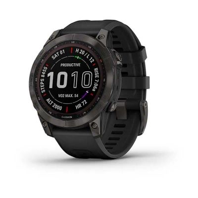 Лот: 21578874. Фото: 1. Часы Garmin Fenix 7 Saphire Solar... Смарт-часы, фитнес-браслеты, аксессуары