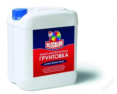 Лот: 1512914. Фото: 1. Грунтовка Olecolor акриловая для... Смеси, шпатлевки, цемент