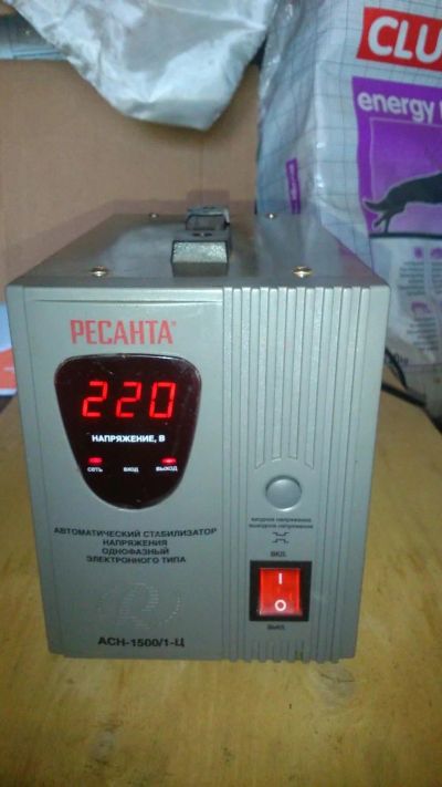 Лот: 7522215. Фото: 1. АСН - 1500 Автоматический стабилизатор... Стабилизаторы напряжения, ЛАТР