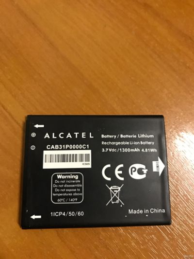 Лот: 15307950. Фото: 1. АКБ Alcatel Pixi T'Pop CAB31P0000C1... Аккумуляторы