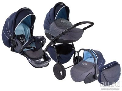 Лот: 9421429. Фото: 1. Коляска 3 в 1 Zippy Tutis silver... Коляски