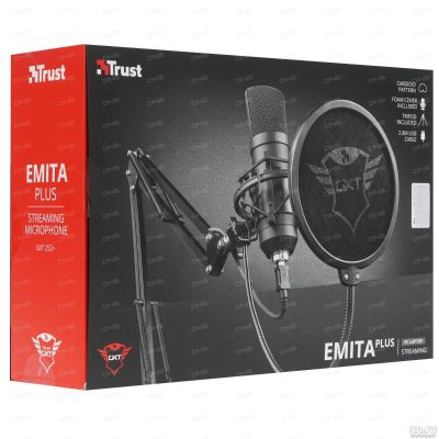 Лот: 17404126. Фото: 1. Микрофон Trust EMITA plus для... Микрофоны