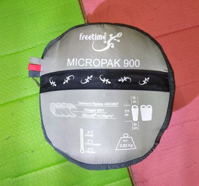 Лот: 12491071. Фото: 1. Спальный мешок Freetime micropak... Спальные мешки, надувные кровати, коврики туристические