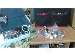 Лот: 256797. Фото: 1. В идеале! Radeon HD4870x2! Такая... Видеокарты