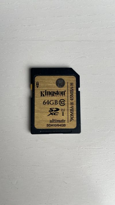 Лот: 18397646. Фото: 1. Карта памяти SD 64 GB UHS I. Карты памяти