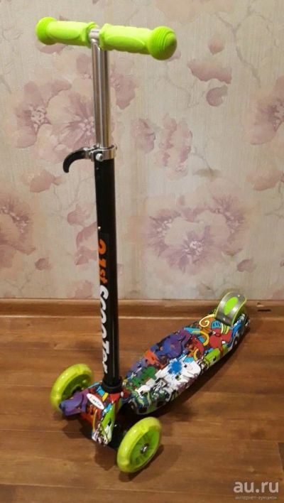 Лот: 13608108. Фото: 1. Самокат 21 ScooTer Maxi Print... Самокаты