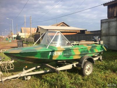 Лот: 13679605. Фото: 1. Лодка "Обь", мотор Yamaha 30... Лодки и катера