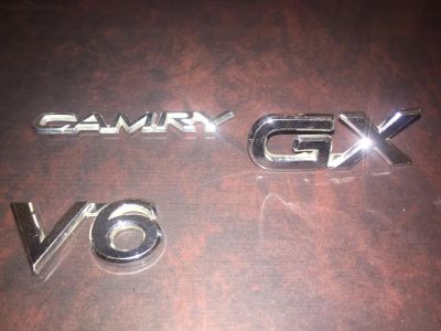 Лот: 11272591. Фото: 1. Буквы для авто Camry. Наклейки автомобильные