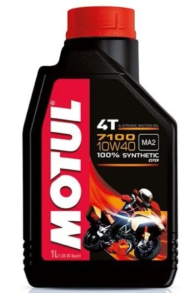 Лот: 12906485. Фото: 1. MOTUL 7100 4T 10w40 100% Synt... Масла, жидкости