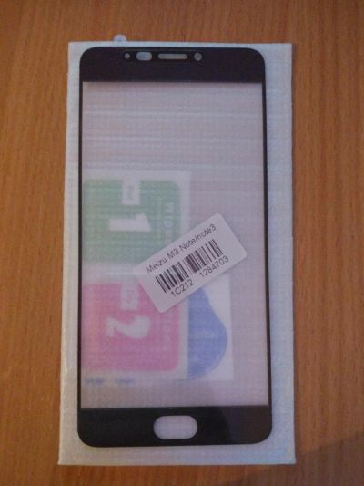 Лот: 10317231. Фото: 1. Защитное стекло на meizu m3 note. Защитные стёкла, защитные плёнки