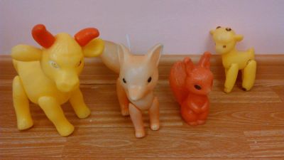 Лот: 7468296. Фото: 1. Корова, лиса, белка, козленок... Игрушки