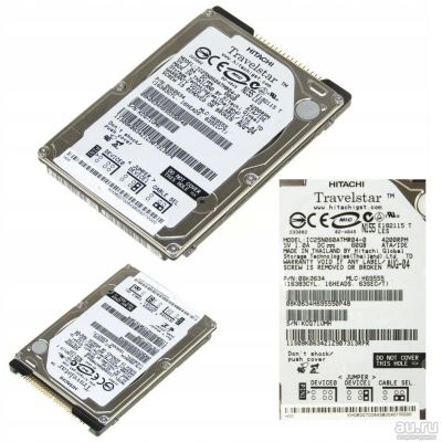 Лот: 1142583. Фото: 1. Жесткий диск (винчестер) Hitachi... Жёсткие диски (HDD)