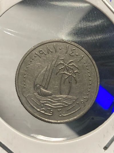 Лот: 19855806. Фото: 1. Катар 25 дирхамов, 1981. Азия