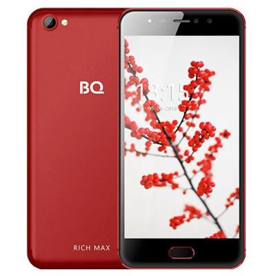 Лот: 13315460. Фото: 1. Смартфон BQS-5521L Rich Max red. Смартфоны