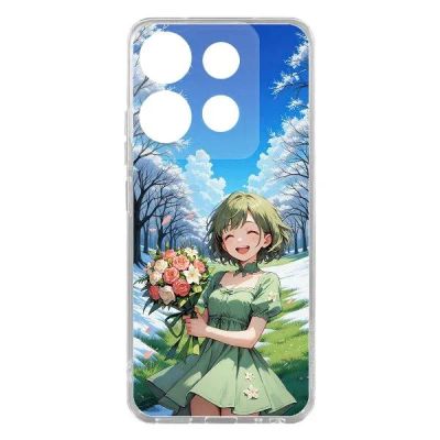 Лот: 25385233. Фото: 1. Чехол Krutoff Clear Case "Аниме... Чехлы, бамперы