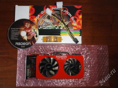 Лот: 635769. Фото: 1. Palit HD 4870 Sonic Dual Edition. Видеокарты