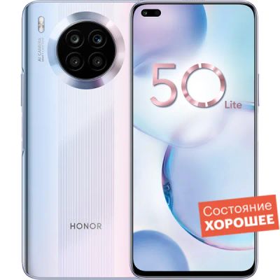 Лот: 22221500. Фото: 1. Смартфон HONOR 50 Lite 128GB Космический... Смартфоны